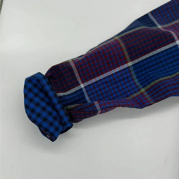 Ben Sherman Boys Button Up Plaid Shirt 2T - Picture 4 of 5